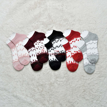 Three Pack Transparent Anklet Net Socks SK0001 product view 2