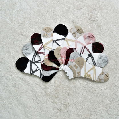 Sheer pearl anklet socks multipack SK0005 image 2