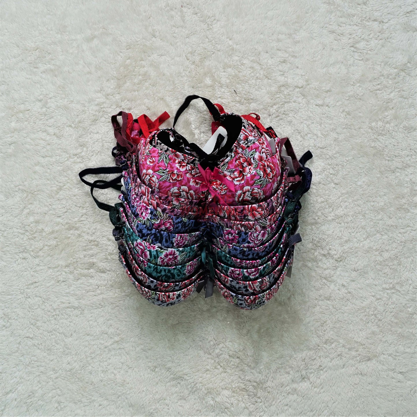 Women's Pushup Textured Padded Bra (82-988)