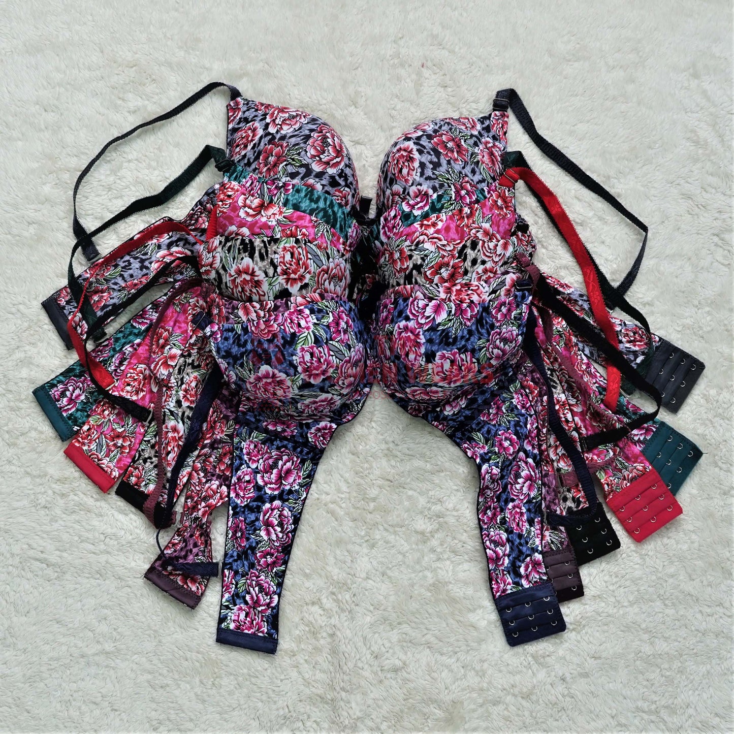 Women's Pushup Textured Padded Bra (82-988)