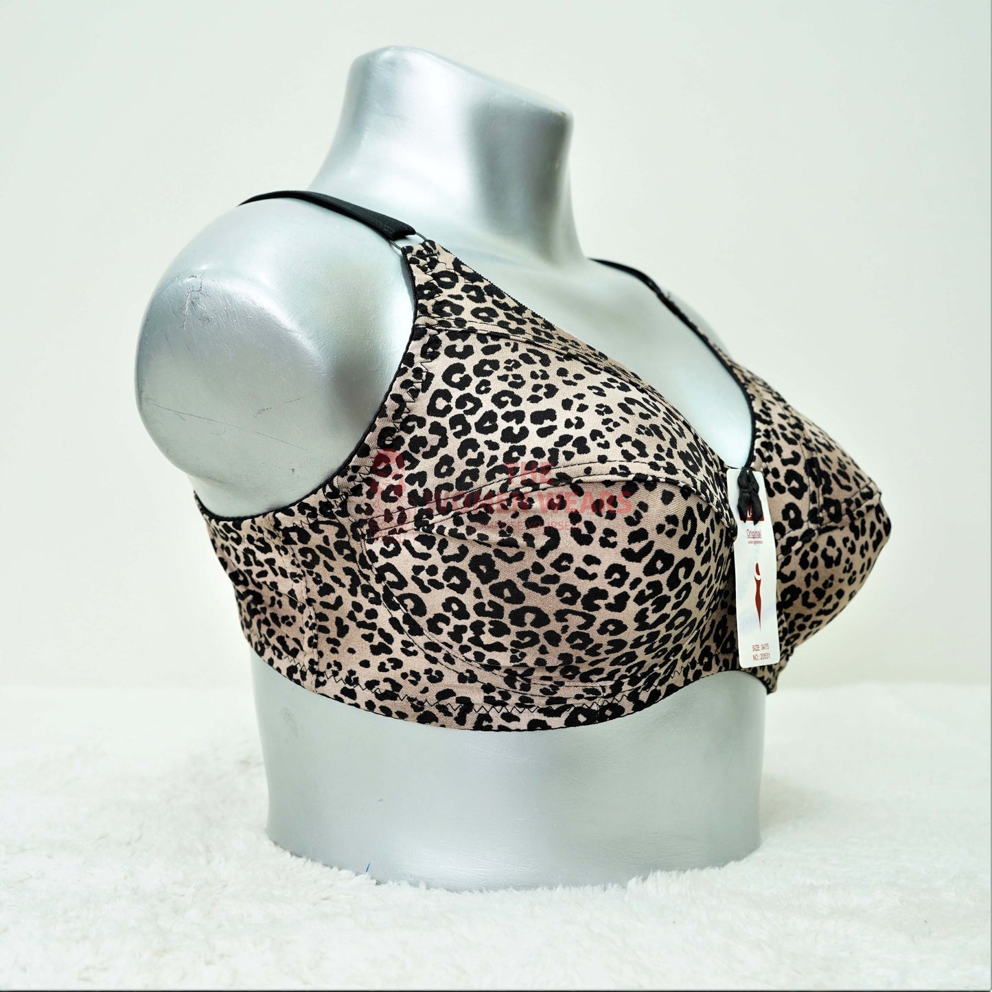 Women's Casual Cheetah Print Warm Bra (25301)