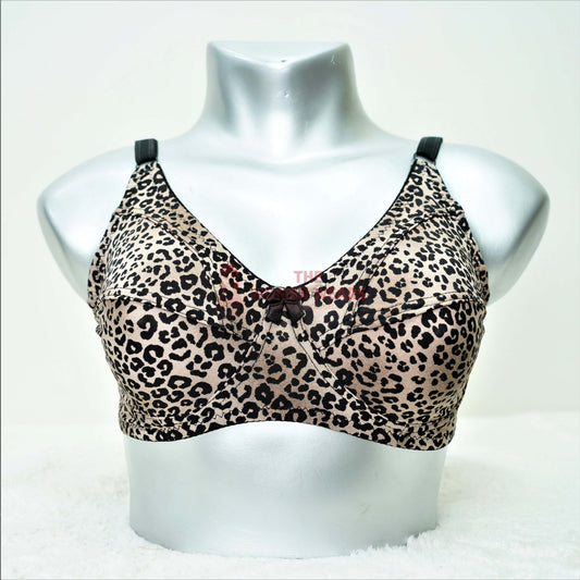 Women's Casual Cheetah Print Warm Bra (25301)