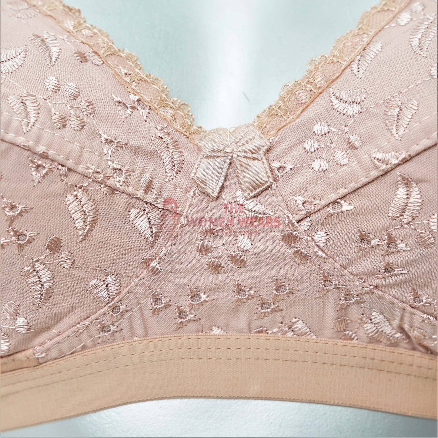 Women's Full Cup Floral Soft Non Wired Bra (6082)