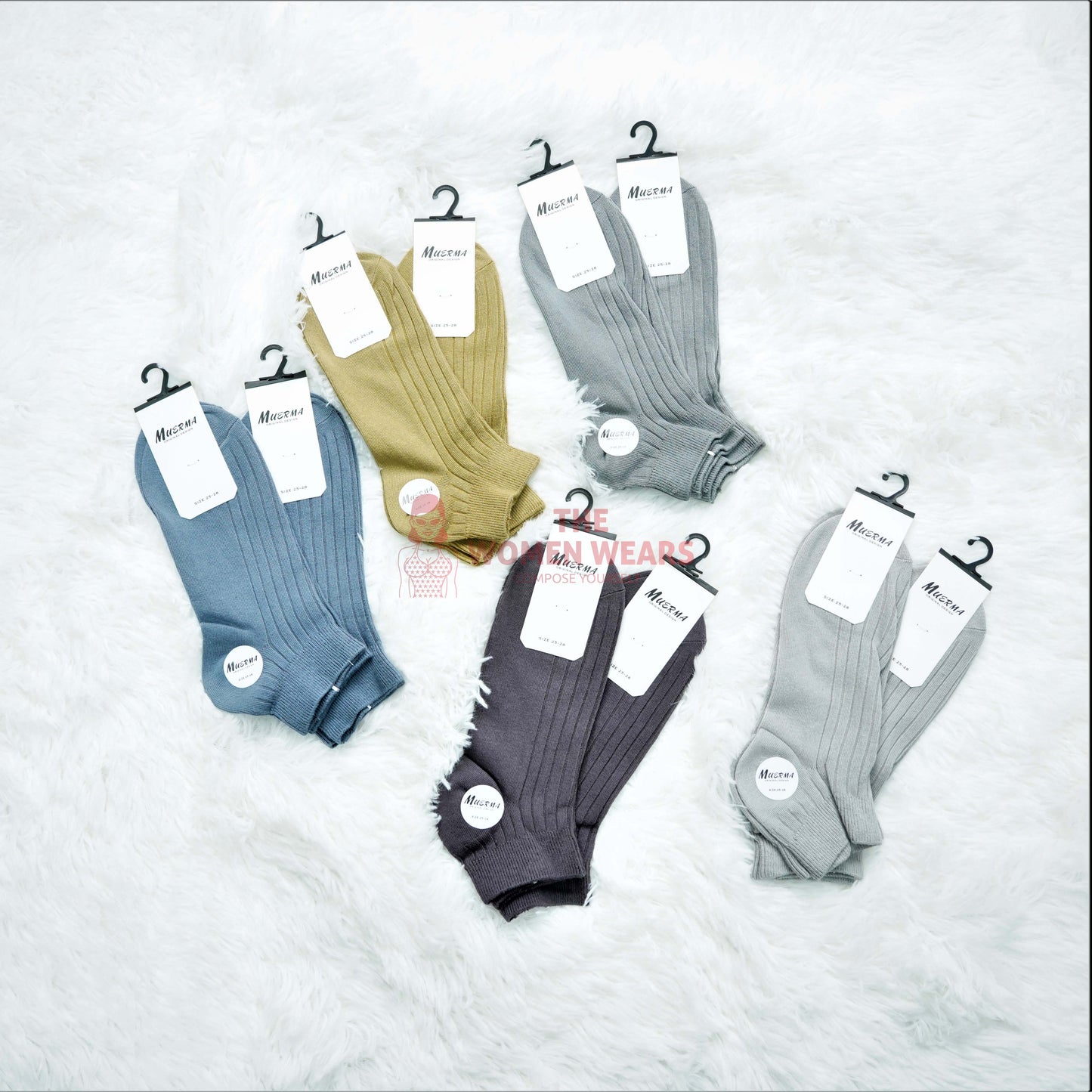 Muerma Solid Colorful Socks (459)