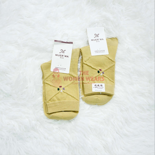 Girls Colorful Floral Socks Pack (458)