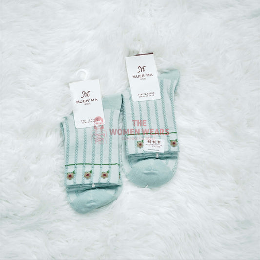 Girls Floral Muer'ma Soft Socks (456)