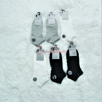 Mens Soft Cotton Anklet Socks Pack 462 product view 2
