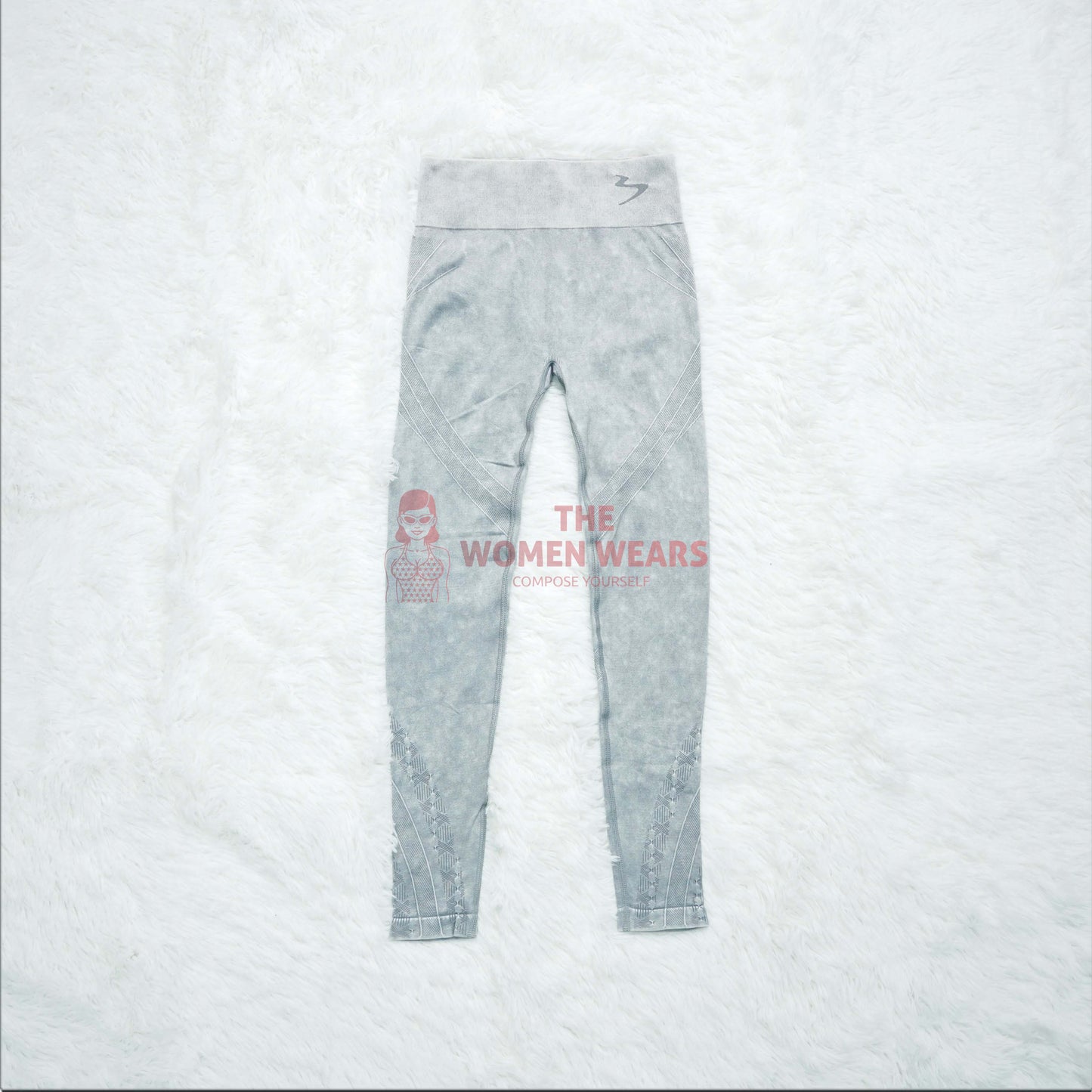 BeachBody Girls Comfortable Sport Grey Tights (TT-011)