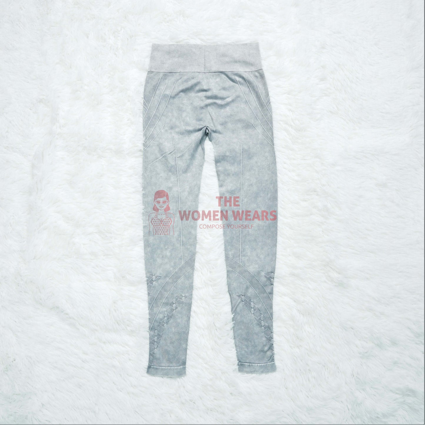 BeachBody Girls Comfortable Sport Grey Tights (TT-011)