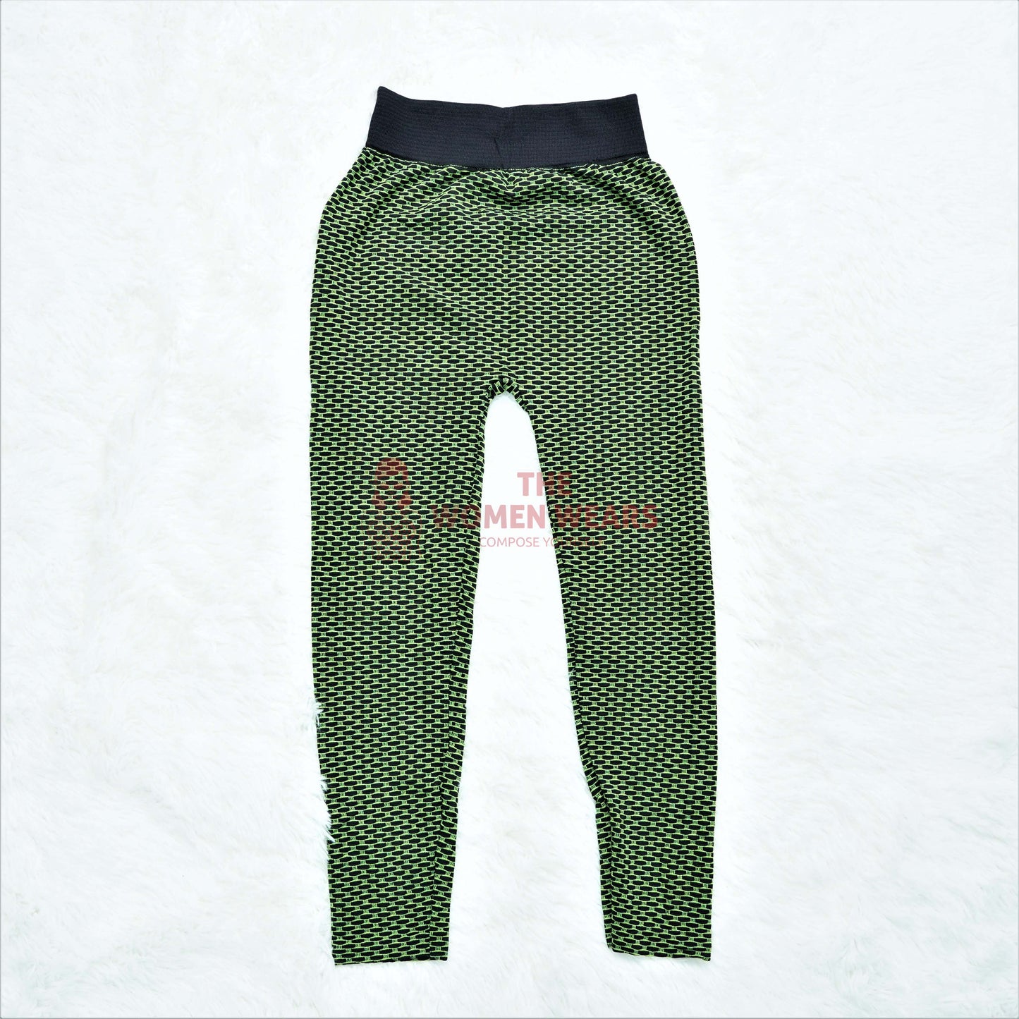 Girls Simple Bricks Style Flexible Tights (TT-015)