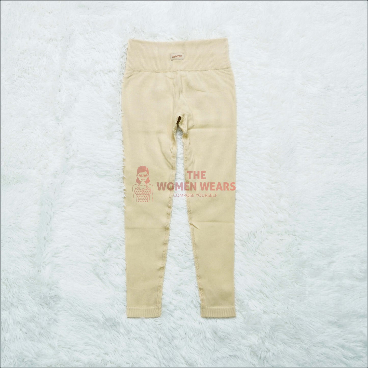Girls BO+TEE Solid Color High waist Tights (TT-017)