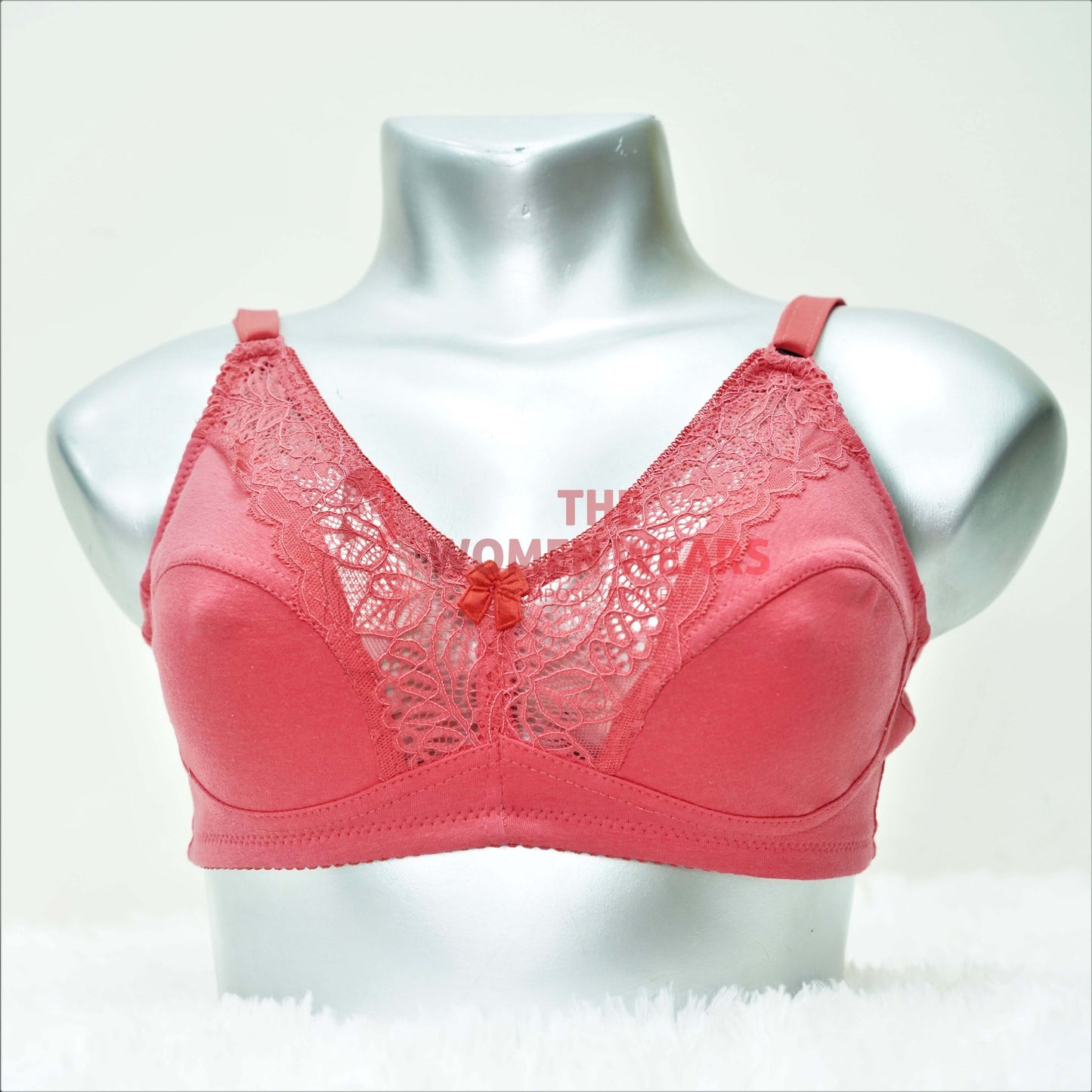 Beautiful Lace Non Padded Cotton Bra (2040C)