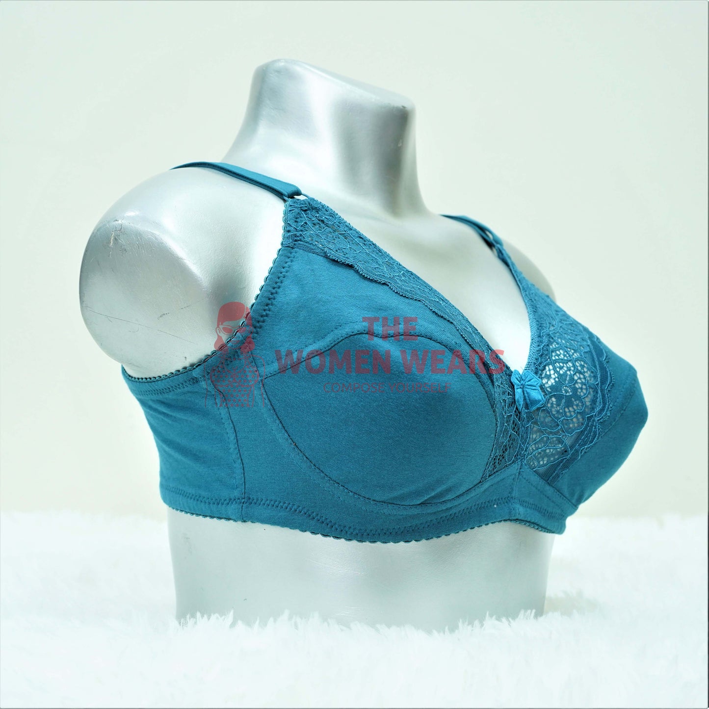 Beautiful Lace Non Padded Cotton Bra (2040C)