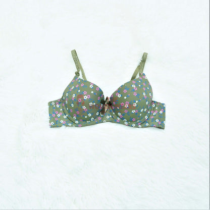 Women's Floral Nylon Pushup Padded Bra (16150) (Copy)