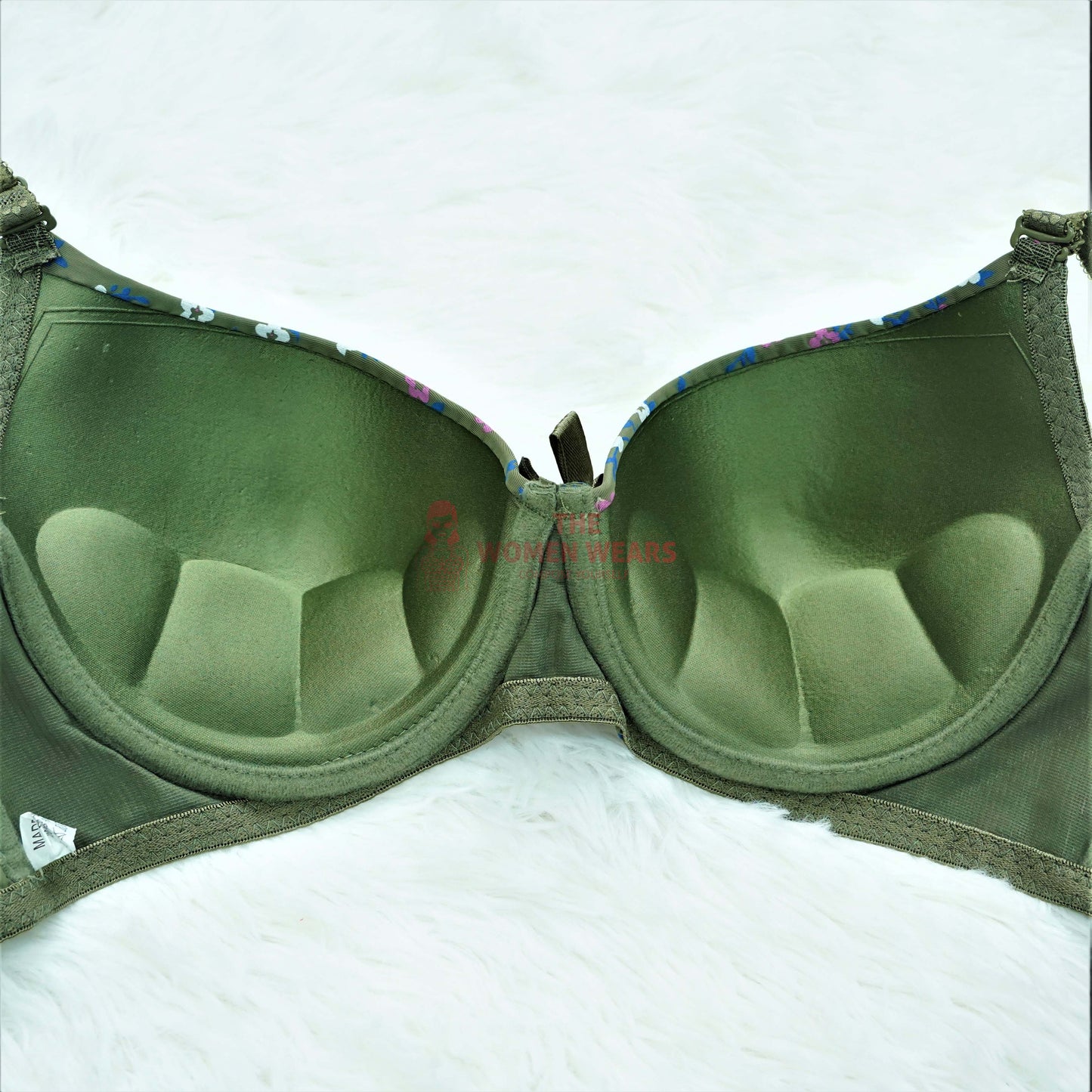 Women's Floral Nylon Pushup Padded Bra (16150) (Copy)