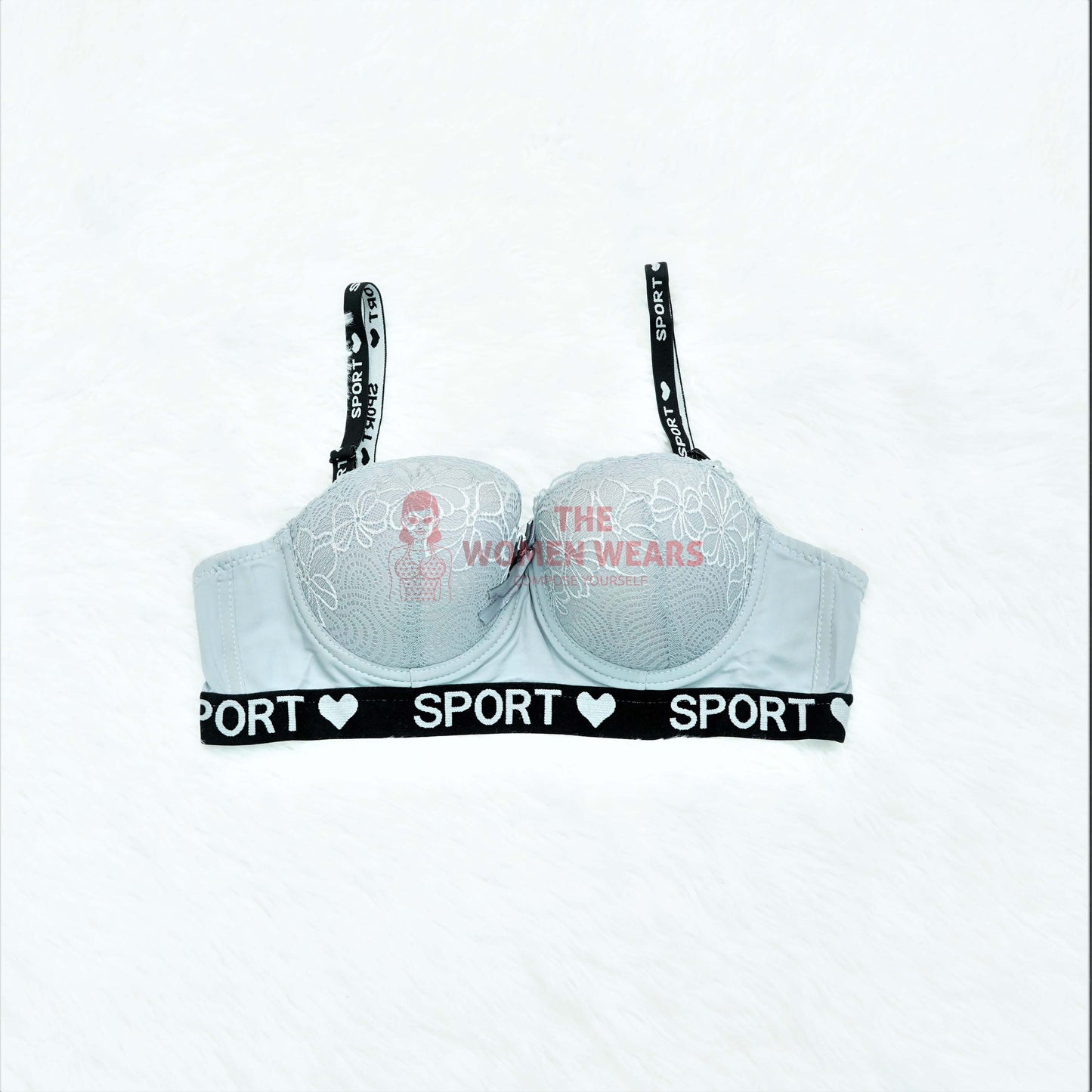 Women's Net Padded Sports Bra (3536)