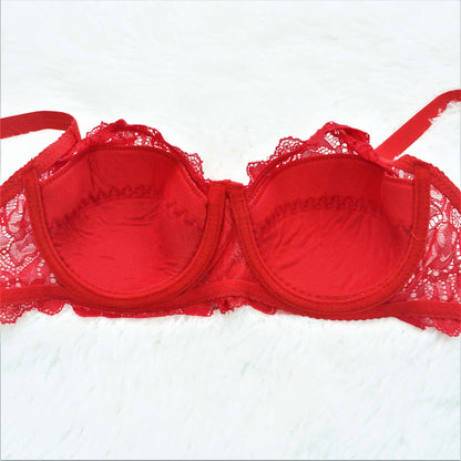 Girls Half Padded Wired Net Bra (9656)
