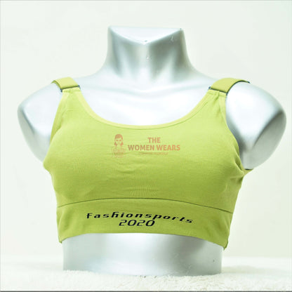 Girls Soft Padded Sports Gym Yoga Running Bra (9092)