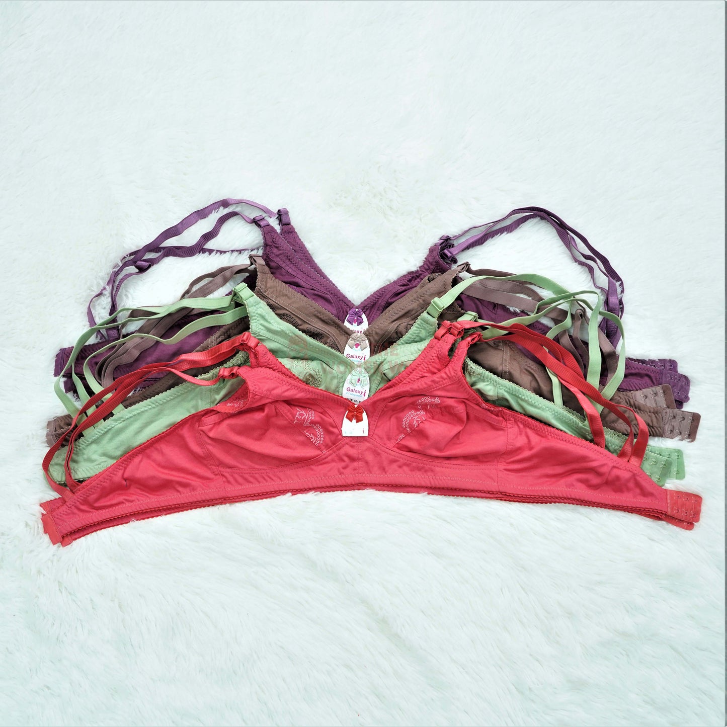 Women's Galaxy Soft Cotton Non Padded Bra (013)