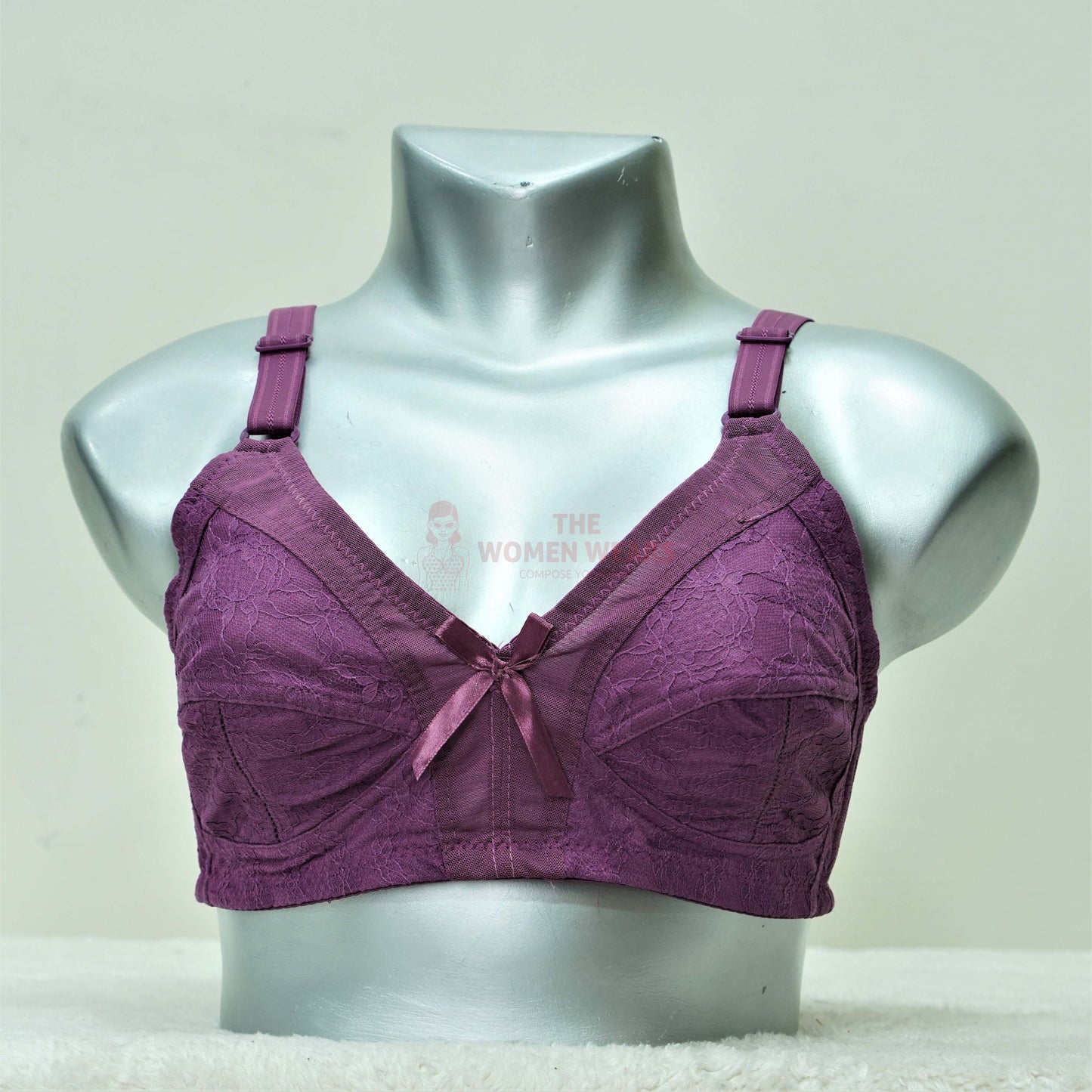 Beautiful Embroidery Non Padded Bra For Women (Aeyunlai-777)