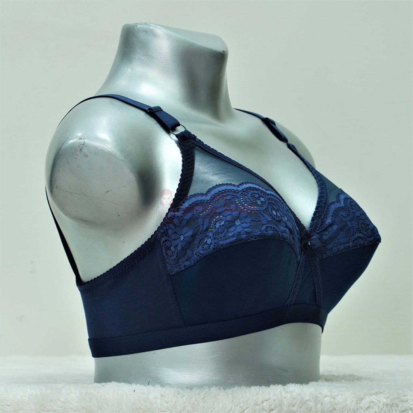 Women's Floral Lace Net Non Padded Bra (06125)