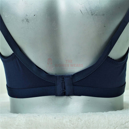 Floral Lace Net Non Padded Bra 06125 view 3