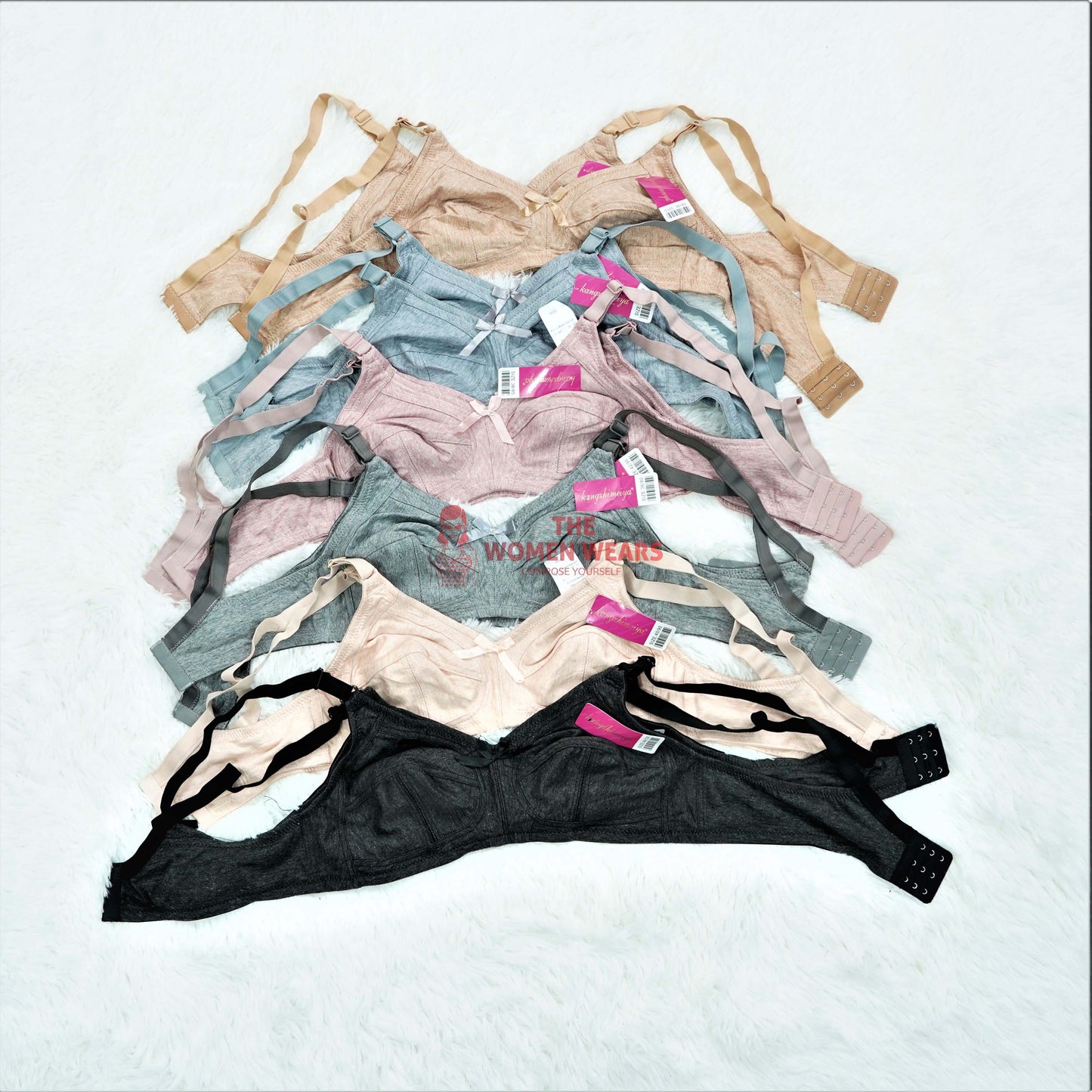 Women's Soft Cotton Wired Free Non Padded Bra (20701)