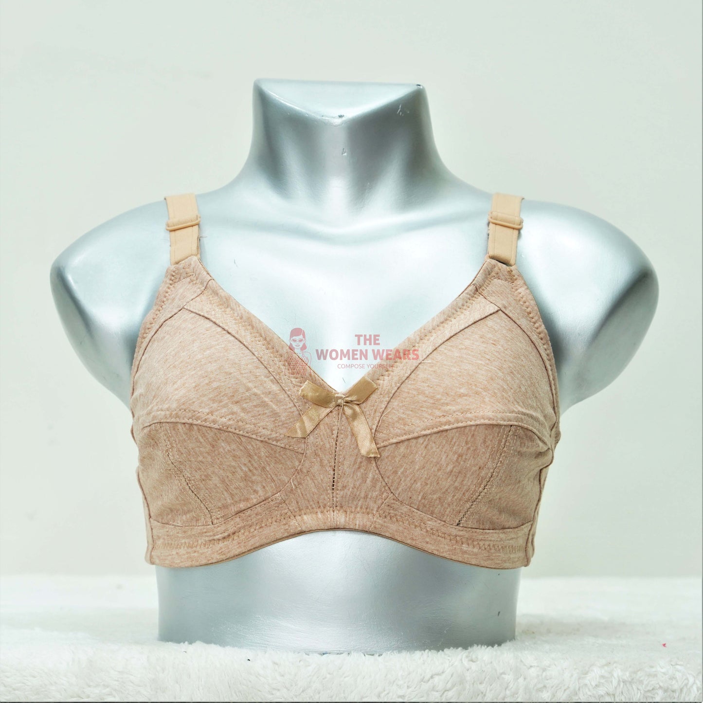 Women's Soft Cotton Wired Free Non Padded Bra (20701)