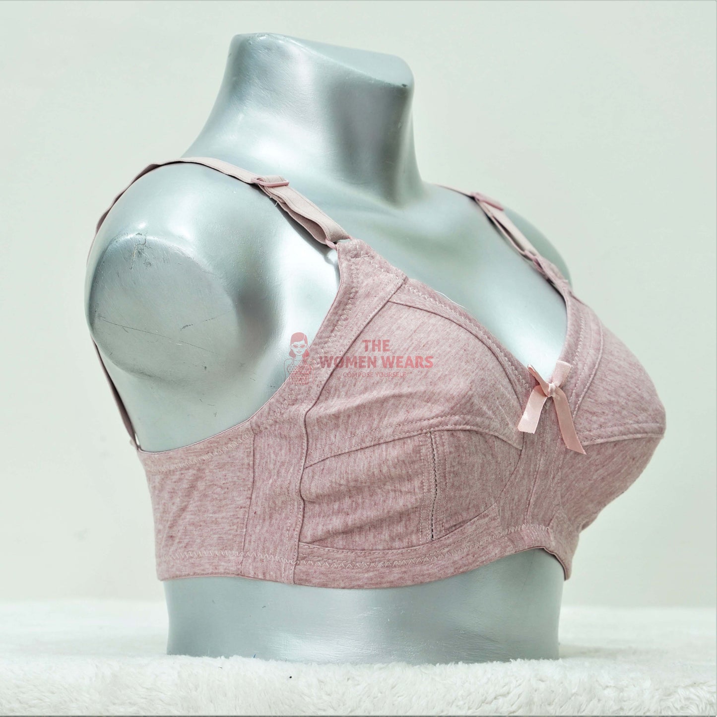 Women's Soft Cotton Wired Free Non Padded Bra (20701)
