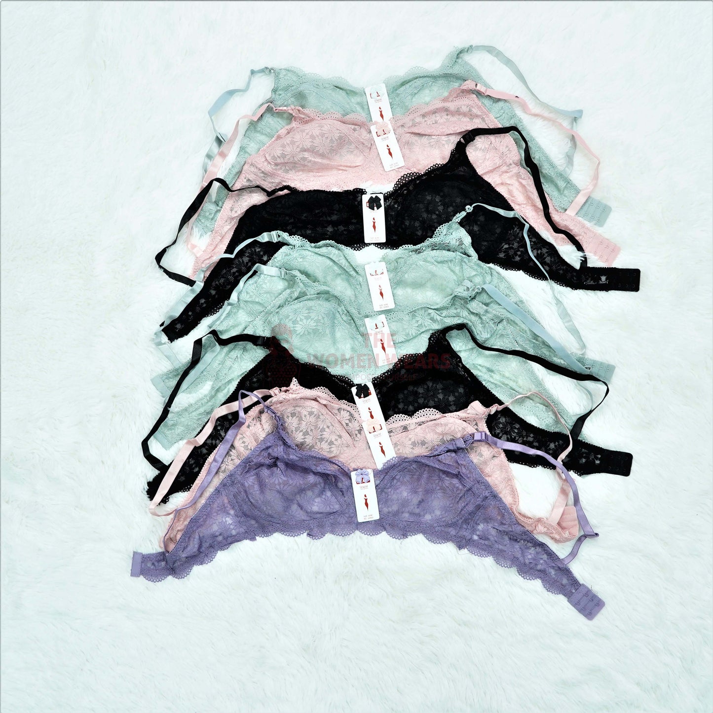 Galaxy Most Selling Full Net Non Padded Wireless Bra (22003)