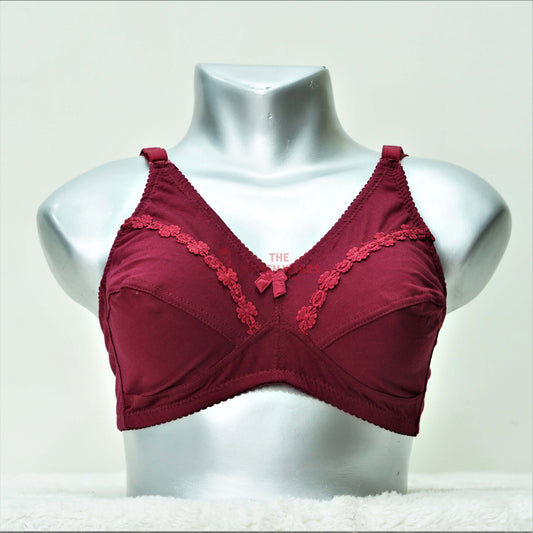 Women's Galaxy Floral Lace Soft Cotton Bra (135)