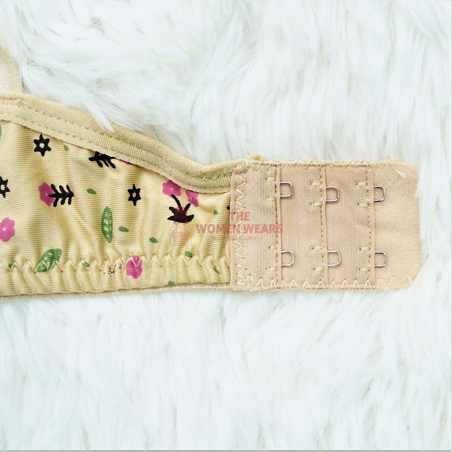 Women's Floral Printed Non Padded Bra (S 212)