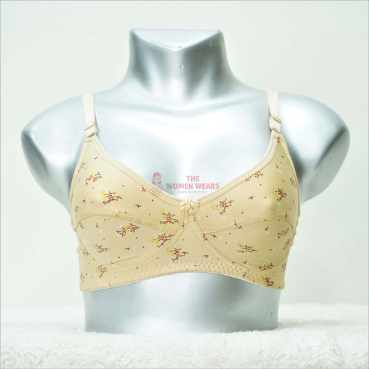 Women's Floral Wired Free Bra (V 414)