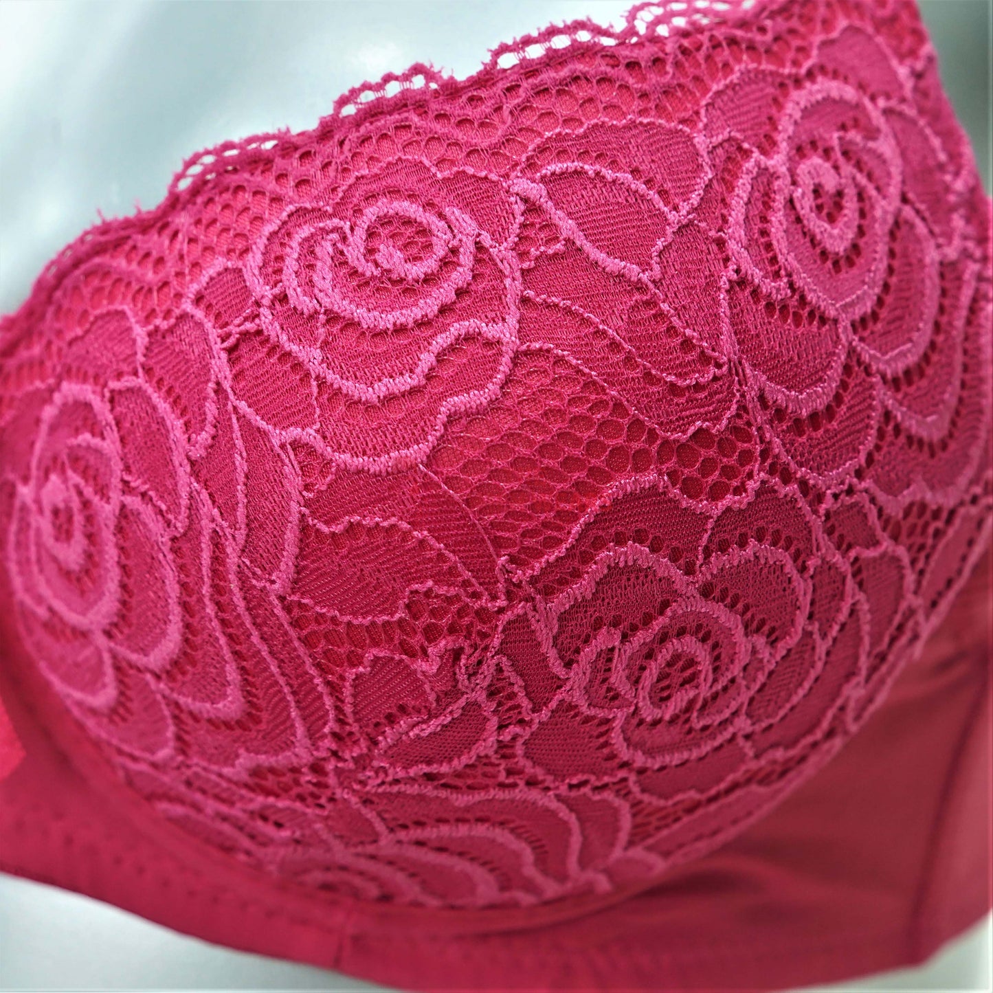 Women's Rose X Floral Padded Push UP Bra Set (15846)