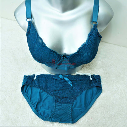 Women's Under Wired Soft Padded Bra Set (A006)