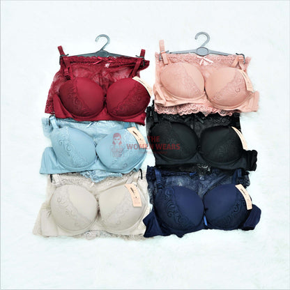 Women's Kinsenos Push Up Padded Bra Set (SY 703)