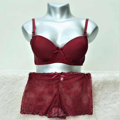 Women's Kinsenos Push Up Padded Bra Set (SY 703)