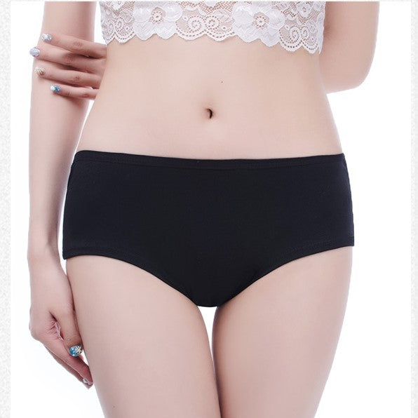 Pack of 7 Breathable Cotton Plain Panties - P1363 - The Women Wears