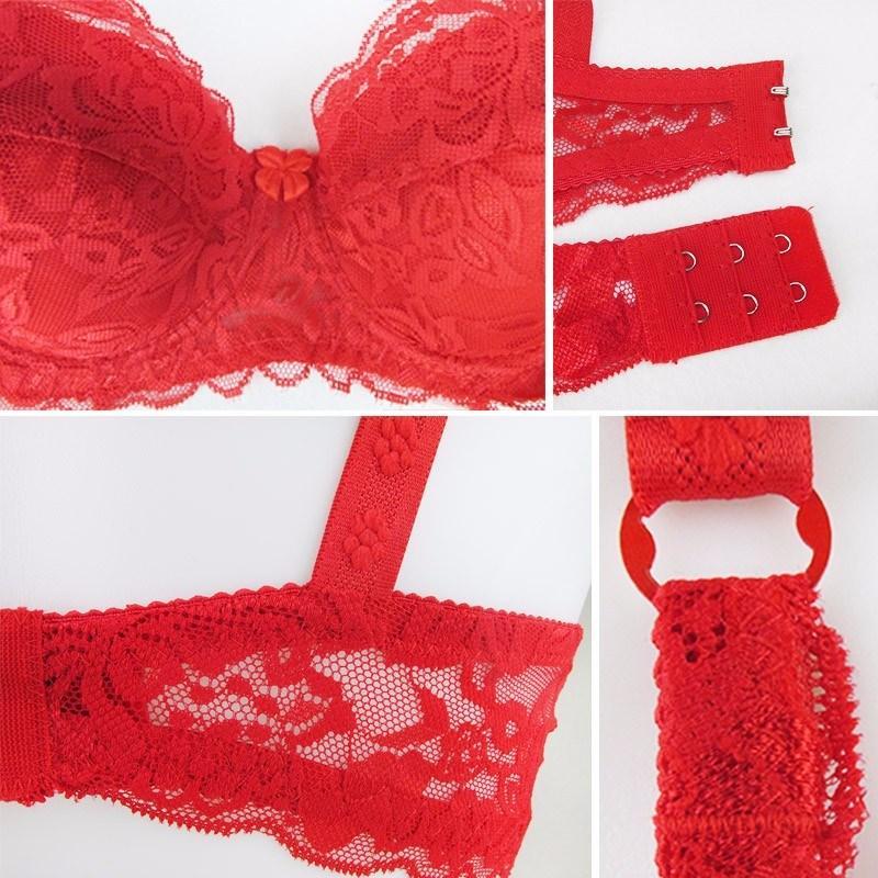 Lace Comfortable Pushup Underwire Bra  (SS-3313)