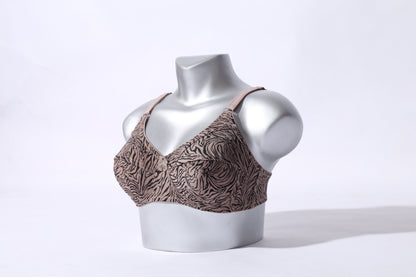 Galaxy Non Padded Tiger Print Bra (Pack Of 3) - The Women Wears