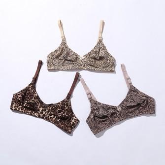 Galaxy Non Padded Tiger Print Bra (Pack Of 3) - The Women Wears
