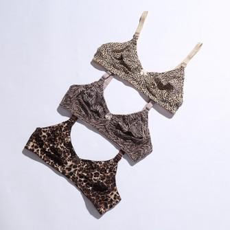 Galaxy Non Padded Tiger Print Bra (Pack Of 3) - The Women Wears