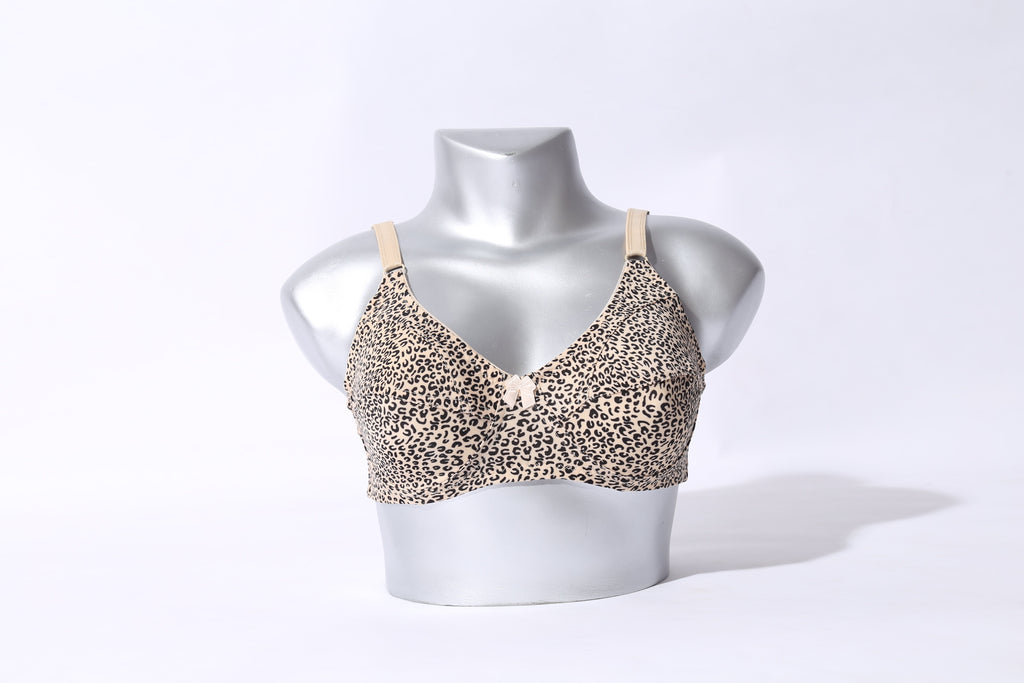 Galaxy Non Padded Tiger Print Bra (Pack Of 3) - The Women Wears