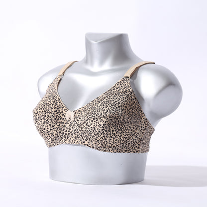 Galaxy Tiger Print Jersey Bra 1004 view 5