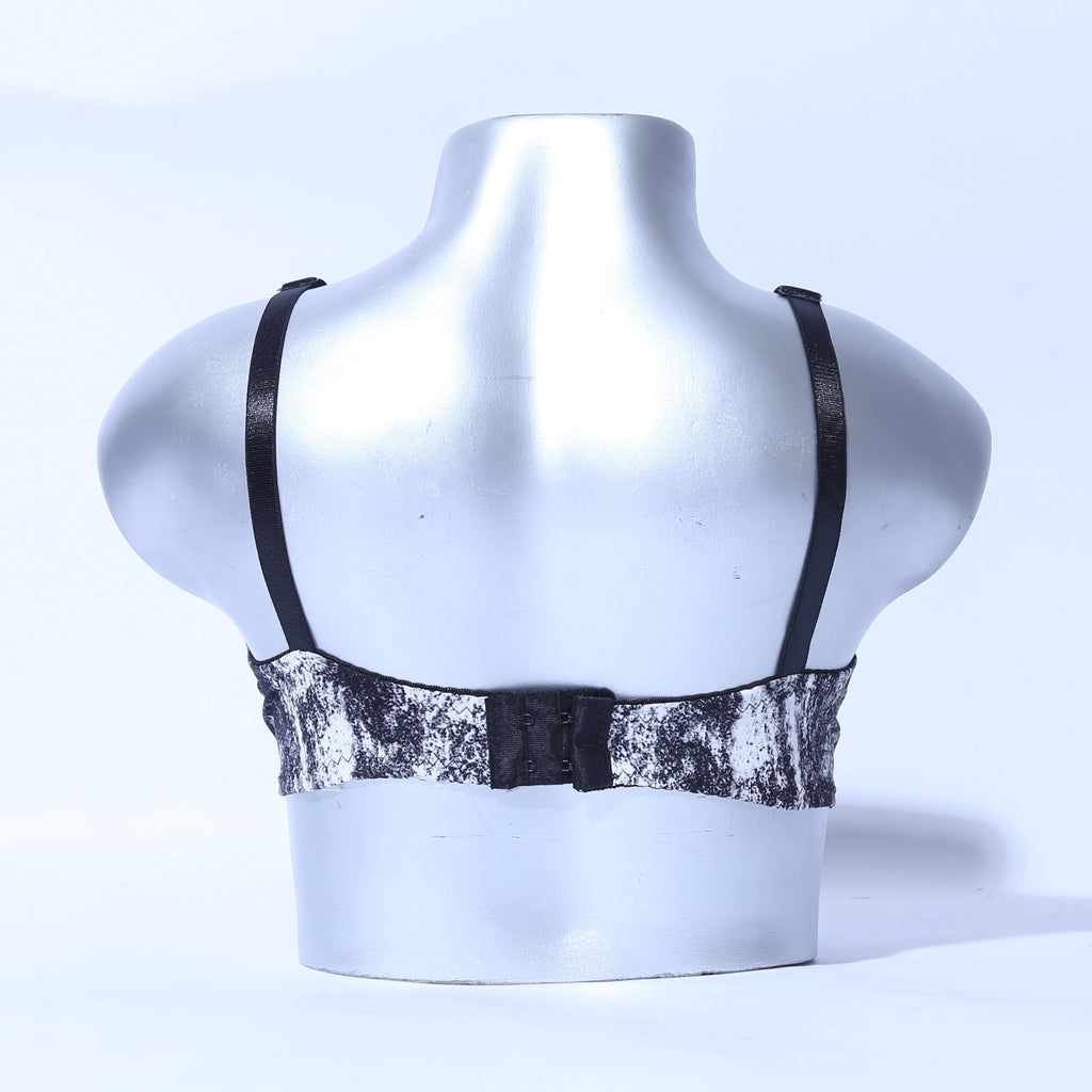 Galaxy Non Padded & Non Wired Marble Print Bra (1015) - The Women Wears