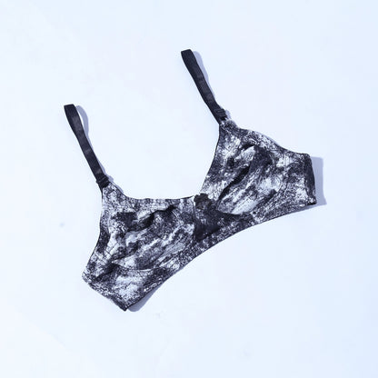Galaxy Non Padded & Non Wired Marble Print Bra (1015) - The Women Wears