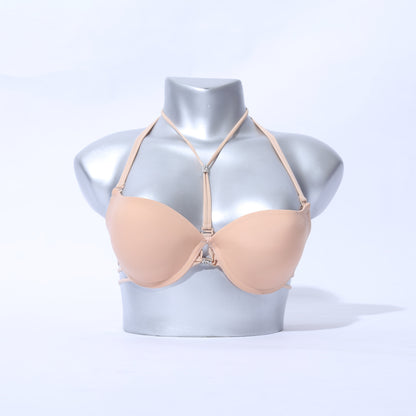 Cotton Caged Strap Padded Bra 1110 view 3