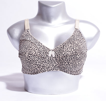Galaxy tiger print non padded bra 609 view 3