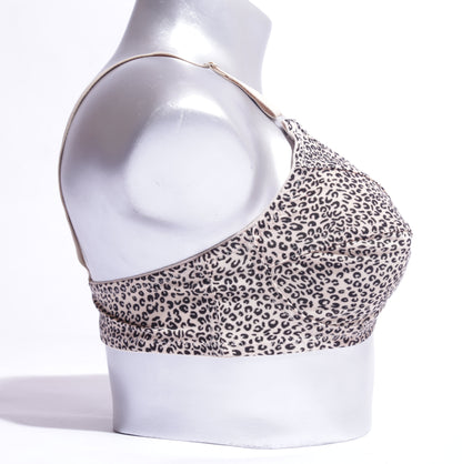 Galaxy tiger print non padded bra 609 view 5