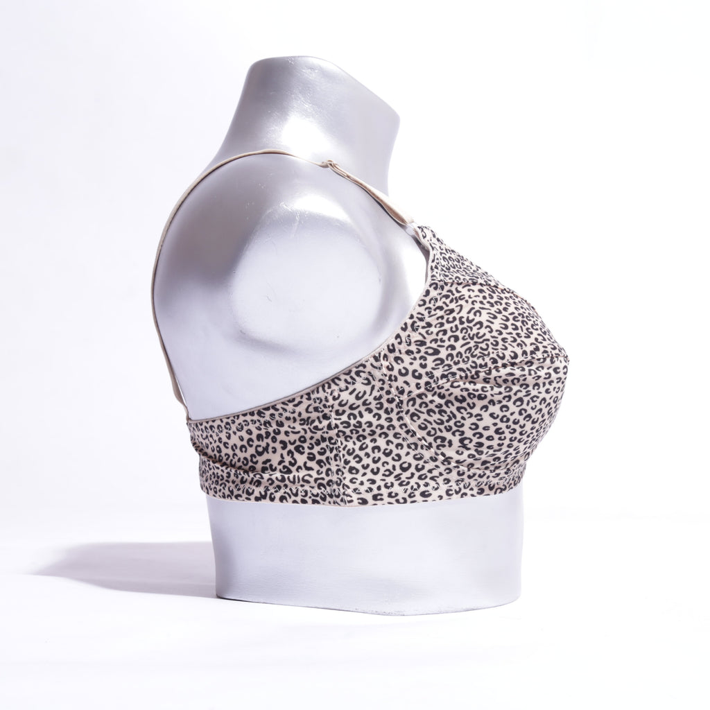 Galaxy Non Padded Cotton Bra - Tiger Print (609) - The Women Wears